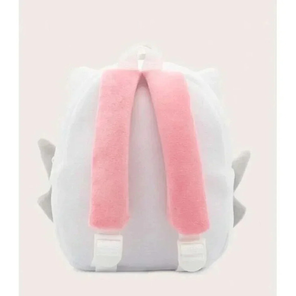 Cute Plush Unicorn toddler backpack White Toddler Travel Bag Kakoo New in bag - Picture 3 of 9